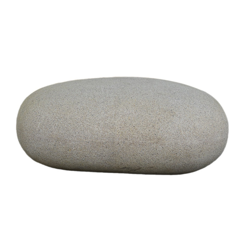 Banc de jardin en pierre léger 43 po x 34 po - Borocay Sand, H 22 po x l 43 po x P 34 po, Borocay sable