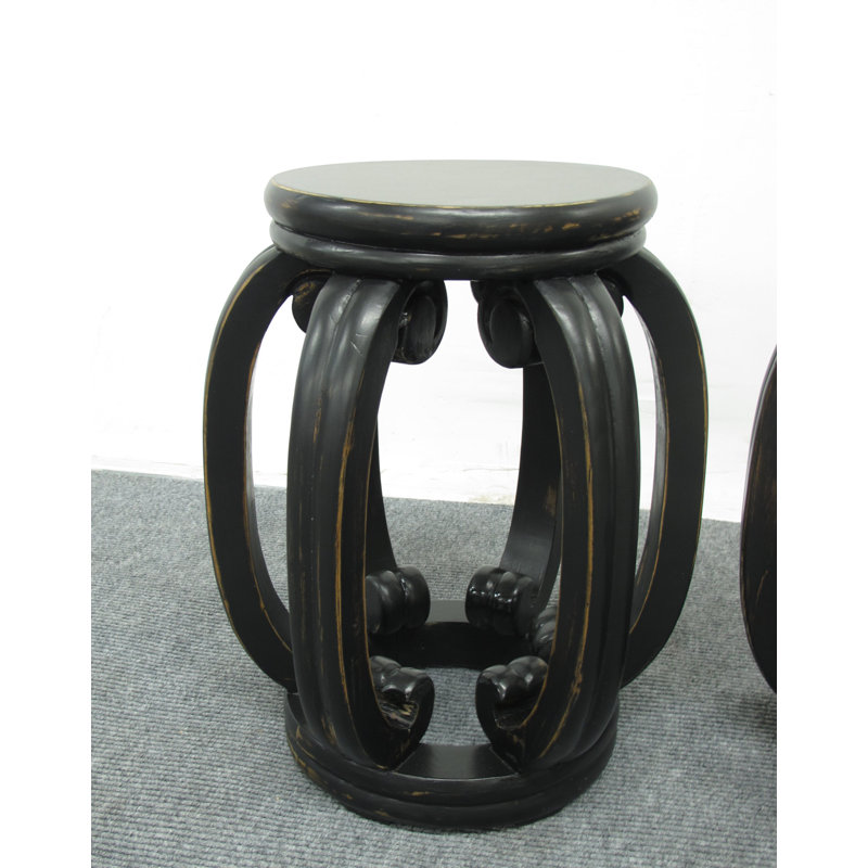 Asian Classic Solid Wood End Table