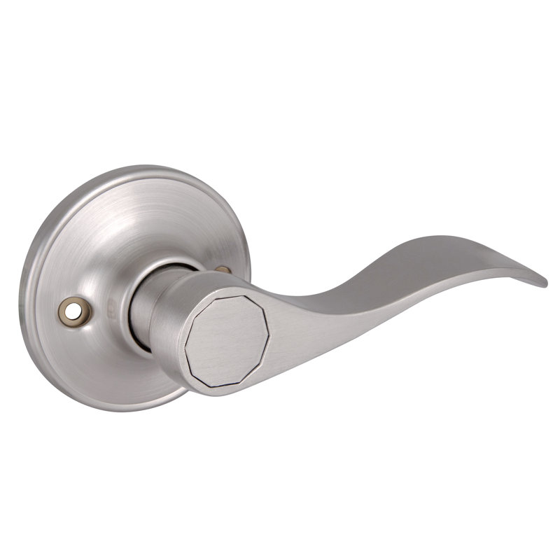 Faux levier de porte simple Springdale, Nickel satiné