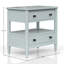 Table de chevet ouverte avec 2 tiroirs-970802869