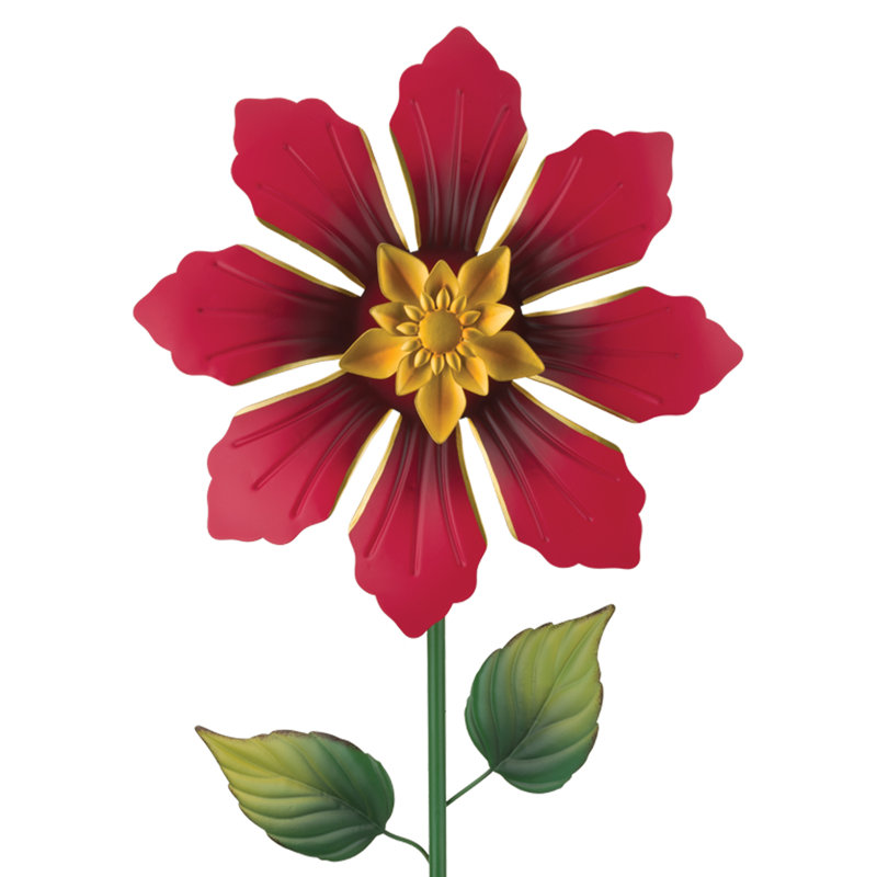 Piquet à fleur - rouge, Rouge