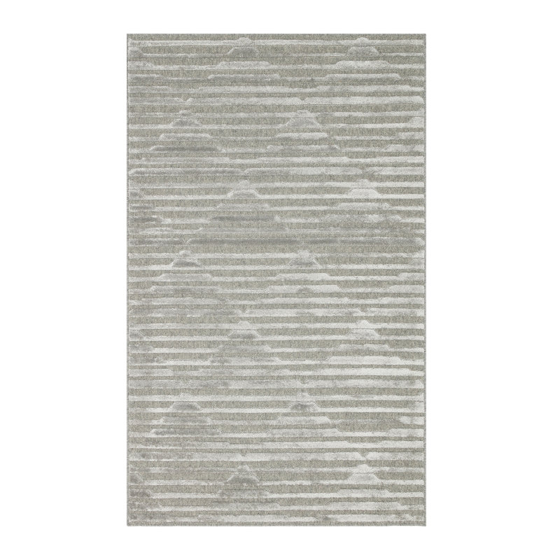 Luxurious Grey Area Rug, 100% Wool & Viscose, 47.2 x 70.9 inches | Thick Pile Height: 0.3 inches, 1880 gr/m² | High Thread Count: 256,000 | Easy to Clean with Vacuum & Spot Remover | Perfect for Living Room & Bedroom Décor