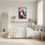 Tableau sur toile « Mona Lisa dans la salle de bain » (ensemble de 1)-2101853202