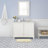 Laura Ashley Butter Chenille Bath Rug-20461275-20351712