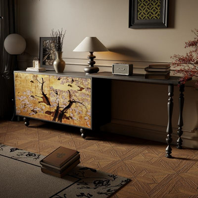 Commode en bois massif de style classique