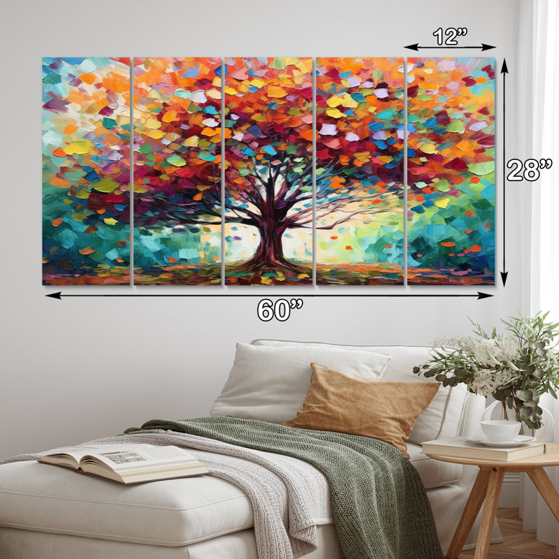 Ensemble de 5 décorations murales