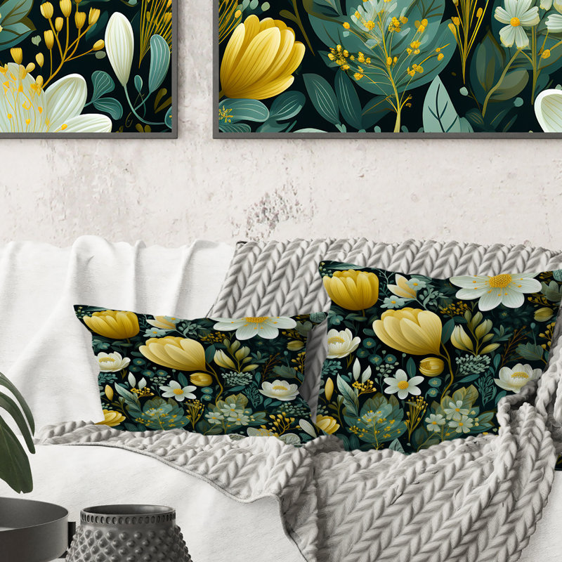 Botanical Bliss Boho Motif - Coussin