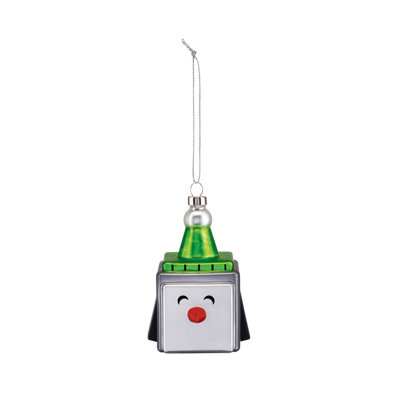 Le Palle Quadrate 3.62'' Glass Novelty & Humor Hanging Figurine Ornament