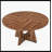 Round Dining Table For 4, 47" Wooden Kitchen Table Farmhouse Dinner Table-72112599