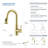 Bari Pull Down Single Handle Kitchen Faucet-73243922