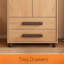 Petite garde-robe moderne et simple