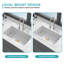 Évier de cuisine en argile réfractaire durable, céramique blanche classique, design intemporel pour cuisines spacieuses
