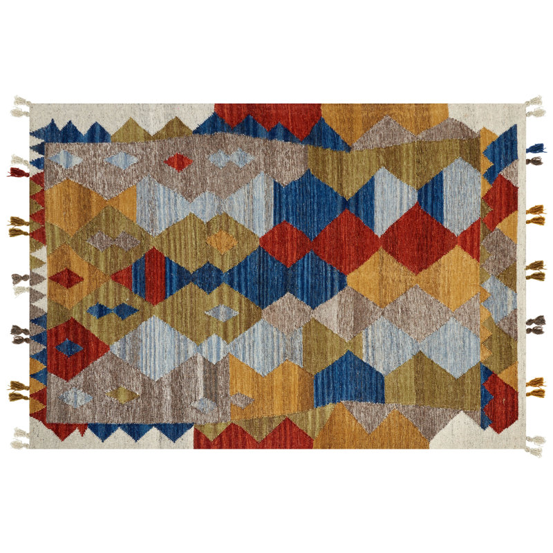 Canella Geometric Hand Woven Area Rug, Rectangle 160 x 230cm