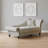 Simple curved stripe design chaise longue