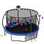 Trampoline de loisir pour enfants 12 pi avec filet de sécurité et échelle-121260507