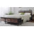 Farmhouse Bed Frame With 3 Storage Drawers Bench, Led Lights And Charging Station-154031508-154031505