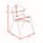 Regency Cain Round Breakroom Table & 4 M Stack Chairs-73413357-73413368