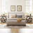 Set Of 2 End Table For Living Room, Wood Narrow Sofa Side Table With Storage And Metal Frames-582399097