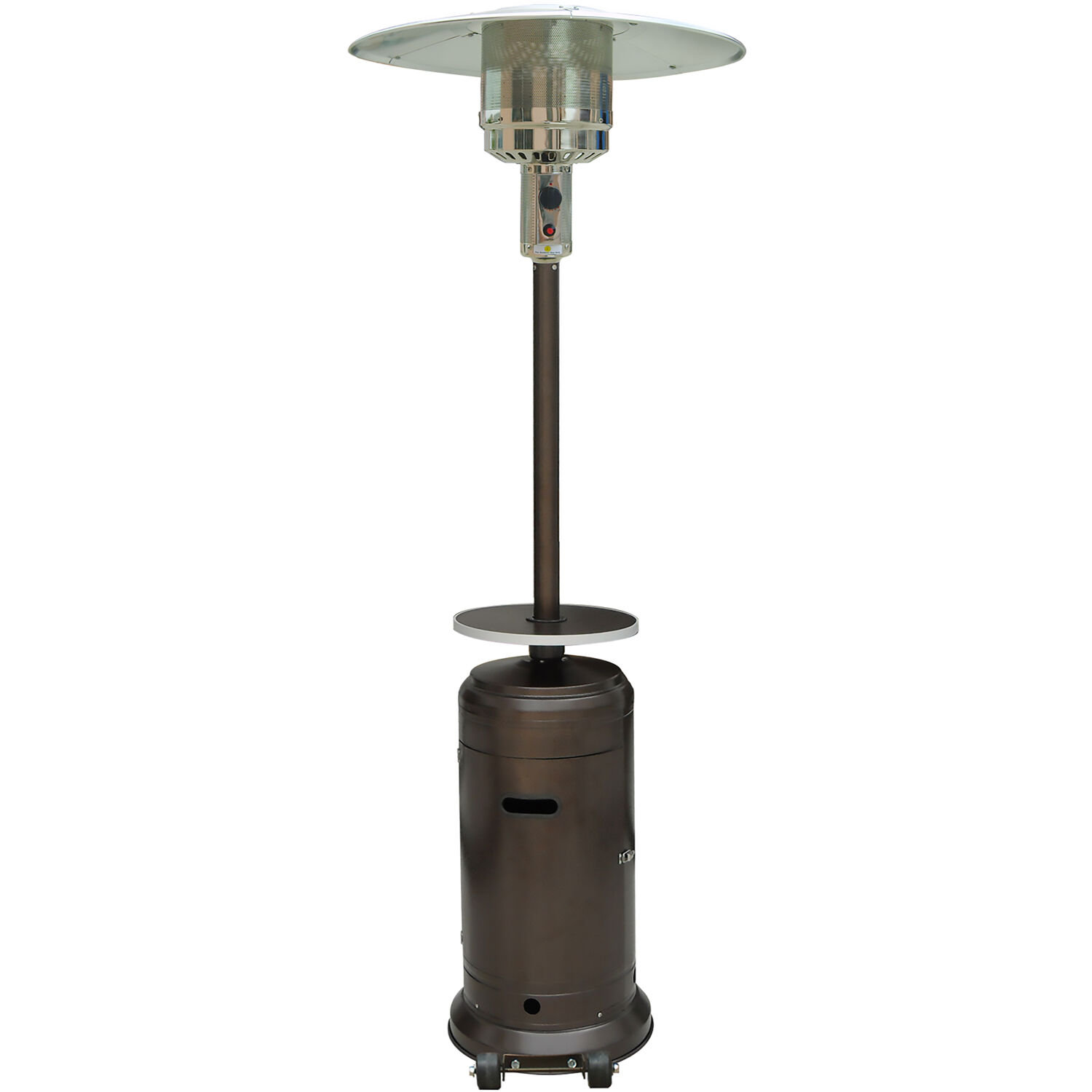 hanover umbrella patio heater - Steel Heater, 7' tall, Propane, 41,000 BTU deck or backyard oasis with Hanovers collection of durable steel umbrella propane patio heaters Hanover Infrared Tabletop Patio Heater