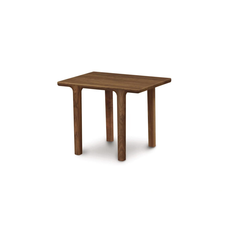 Sierra Solid Wood End Table, Natural Walnut, 22" H x 28" W x 20"D
