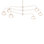 Ume 6 - Light Unique Tiered Chandelier