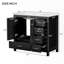 Armoire de rangement abondante avec portes à fermeture douce-1456425129