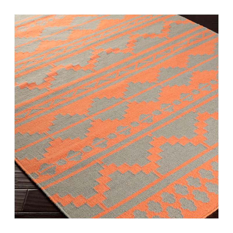 Karn Wool Abstract Indoor Rug, Rectangle 3'6" x 5'6"