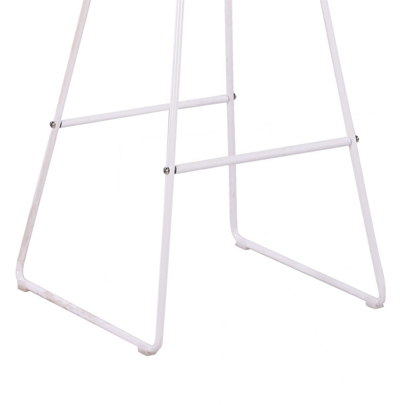 Ensemble de tabourets de bar à hauteur de comptoir industriel avec structure en métal incurvé