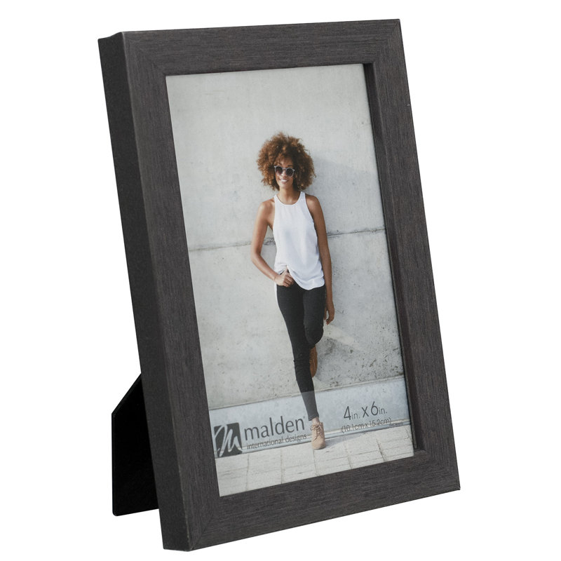 Cadre photo simple gris, 4 po x 6 po
