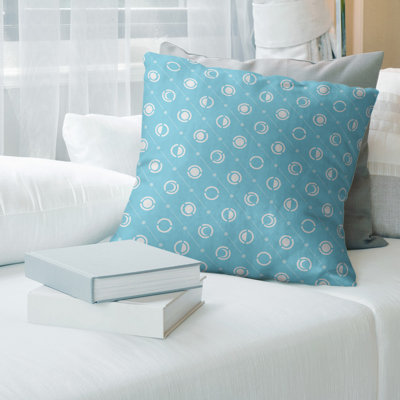 Motif de phases de lune classiques Coussin décoratif
