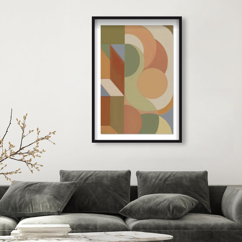 Adore You More Shadowbox Abstract Print by Oliver Gal, Black Frame, 10 x 15, 31.5"H x 46.5"W, Black Shadowbox