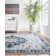 Rectangle Shivank Area Rug with Non-Slip Backing