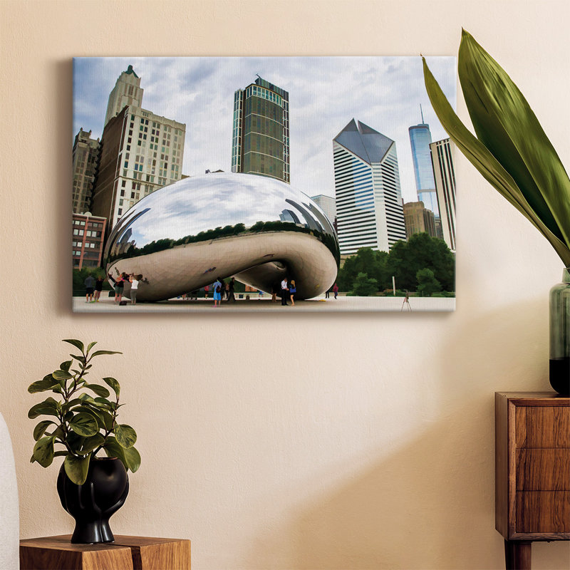 Cloud Gate Chicago " Cloud Gate Chicago ", 24" H x 36" W x 1" D