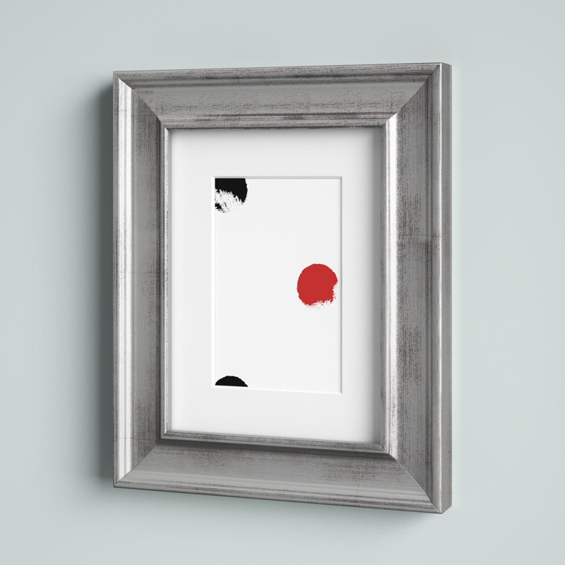 Cadre photo Dukinfield, 5 po x 7 po emmêlé à 4 po x 6 po, Argent Monza