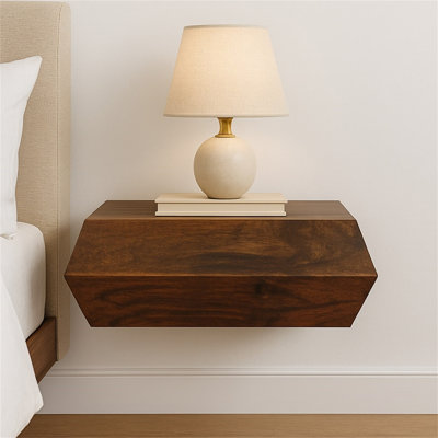 Table de chevet murale en bois massif Artisan Furniture Prisma