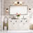 2 - Linen Light Shade Wall Light