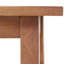 Table de jardin en bois, conception à lattes, H 19,42 po x l 15 po x P 19 po, pour l'extérieur