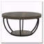 Table basse moderne à deux niveaux avec tablettes de rangement ouvertes Modern-1761871873