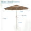 Sariyha 9 FT Patio Umbrella-1131355409