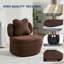 Upholstered Teddy Swivel Accent Chair-1710824900