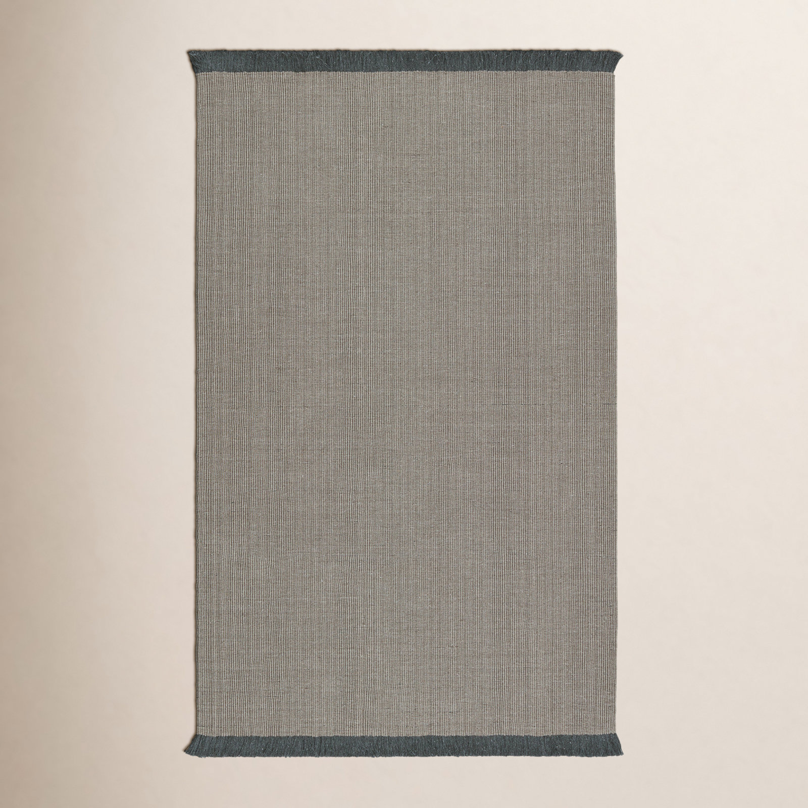 Asla Handmade Recycled P.E.T Light Gray Indoor/Outdoor Rug, Runner 2'6" x 8'
