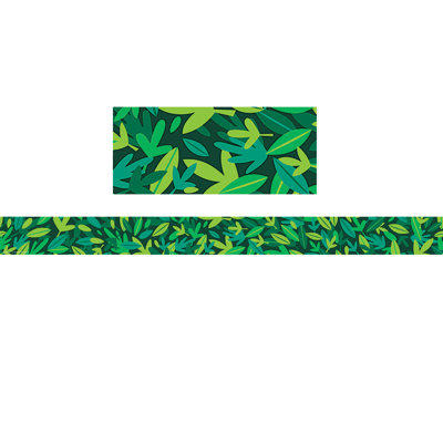 Bordure droite à feuilles