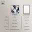 «Midnight and Ivory I Shadowbox Print», art mural abstrait par Art Remedy-115125985-115125987