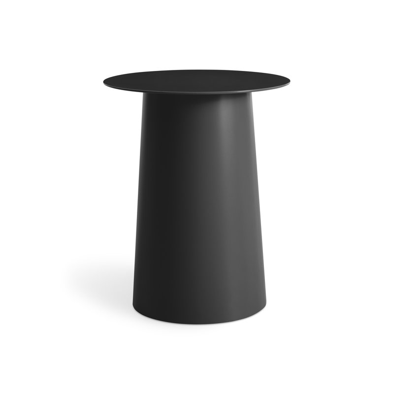 Circula End Table, Oblivion, 21" H x 17" W x 17" D