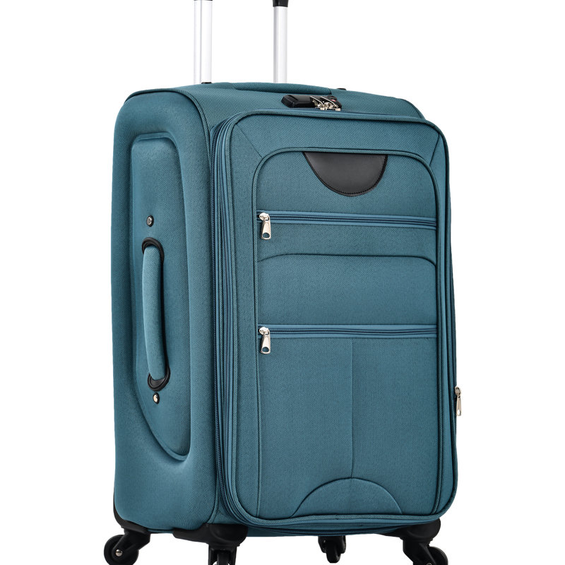 3 pièces de bagage: extensible avec serrure de sécurité et poches de rangement extérieures pratiques