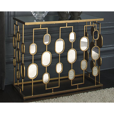 Ringold 36'' Glass Top Console Table