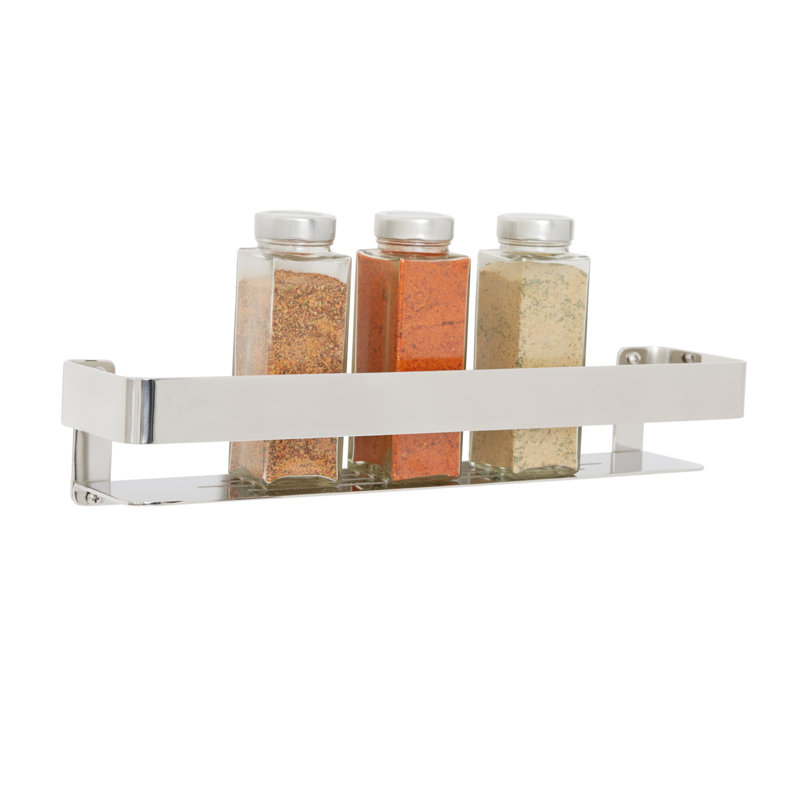 Seachrome Coronado Floating Shelf with Towel Bar, Polished