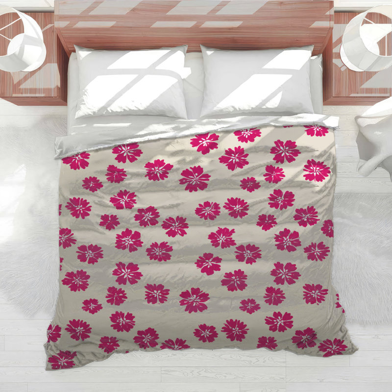 Édredon à motifs floraux Boho Boho, Simple extra long