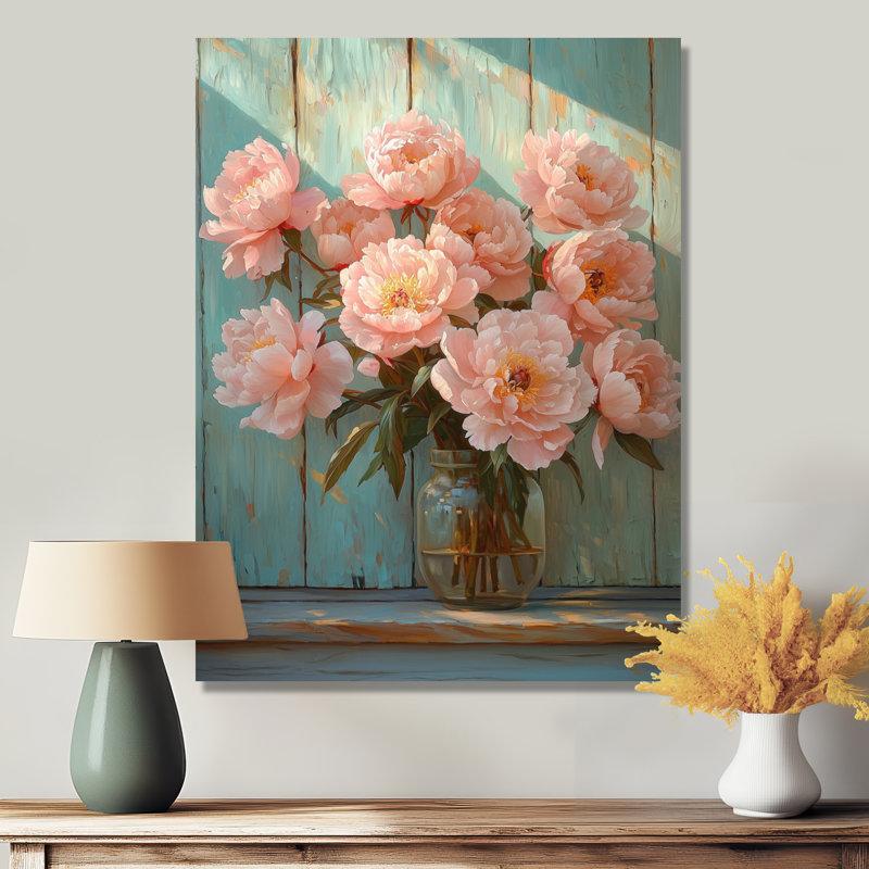 Charlemont - art mural floral, Ne s'applique pas, Toile tendue, H 32 po x l 24 po