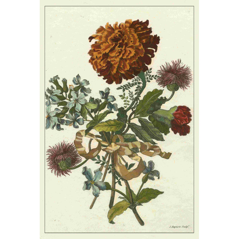 Floral Floral III, H 12 po x l 8 po x P 1,25 po